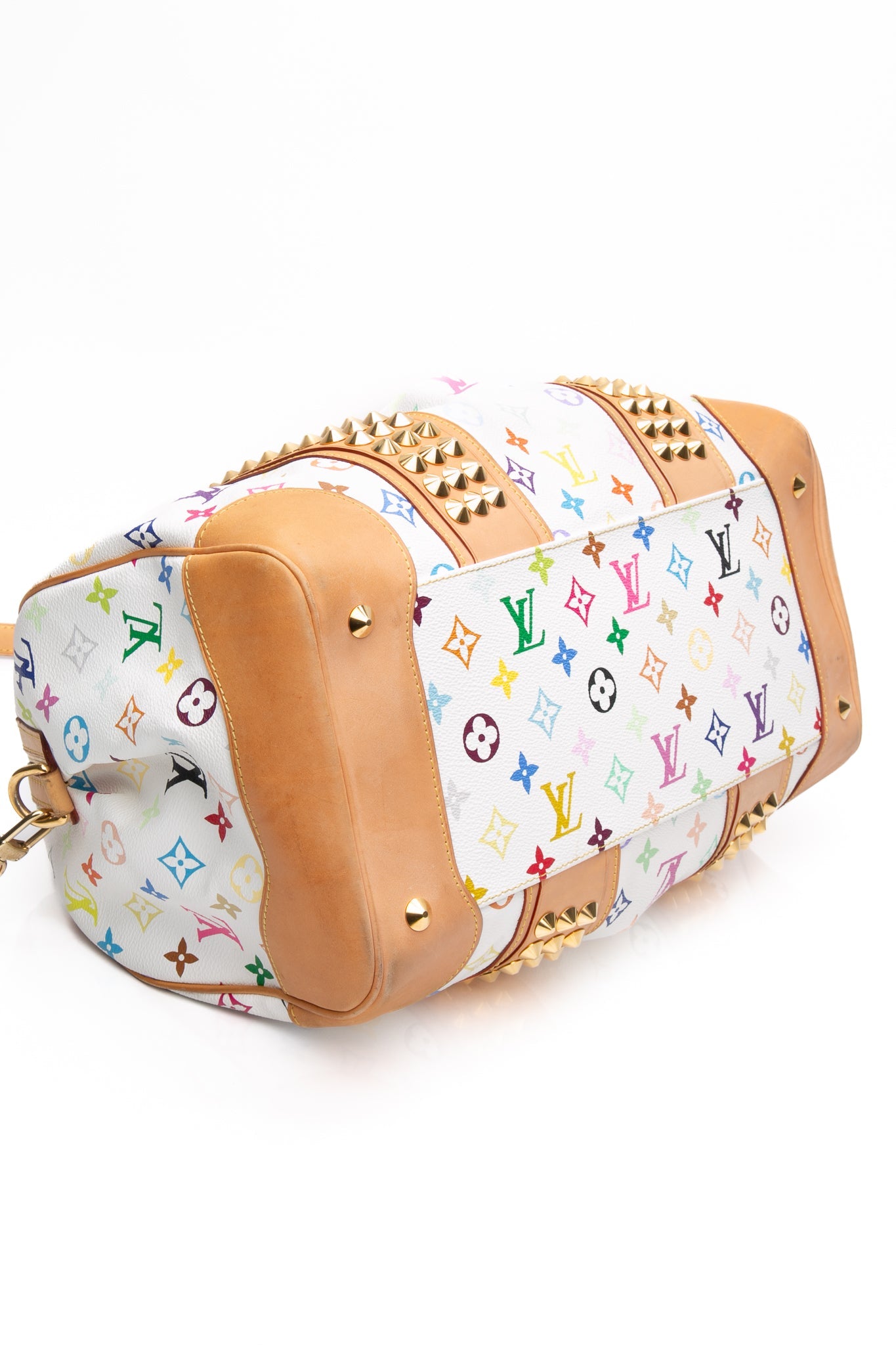 LOUIS VUITTON White Monogram Multicolor Courtney GM