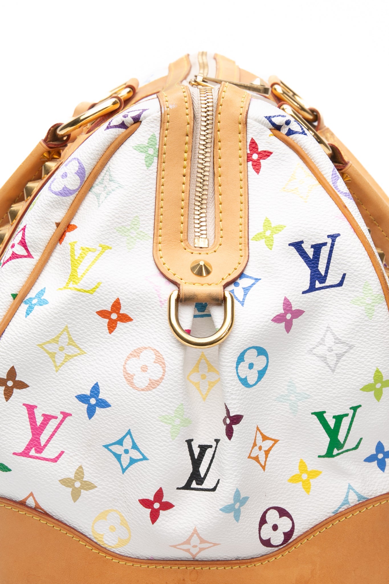 LOUIS VUITTON White Monogram Multicolor Courtney GM
