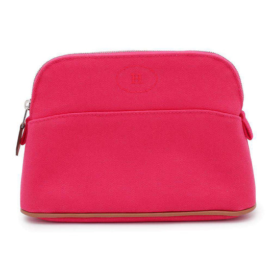 HERMES Bolide Pouch Hibiscus Canvas Size PM