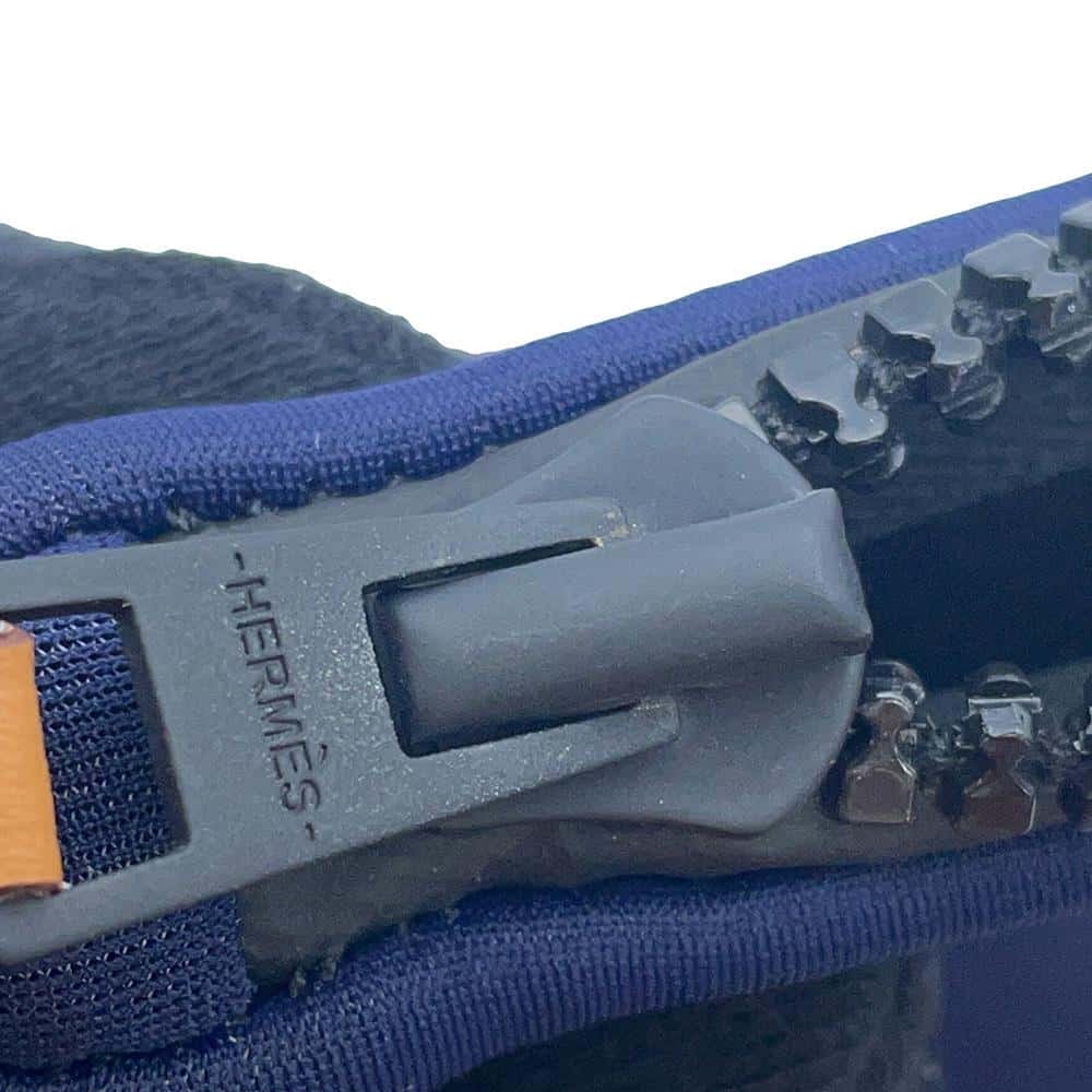 HERMES Neovan Navy Nylon Polyurethane Size PM