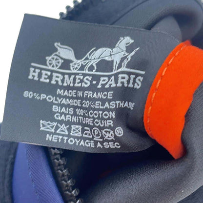 HERMES Neovan Navy Nylon Polyurethane Size PM