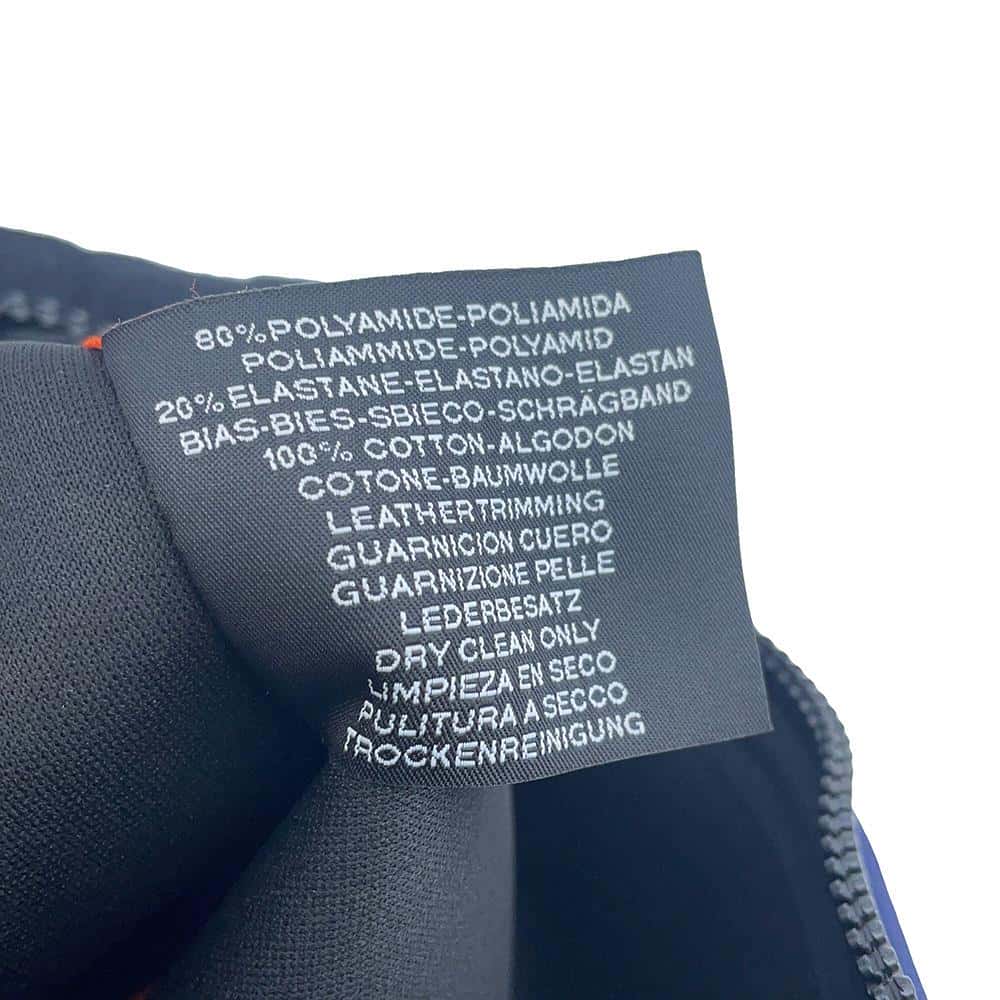 HERMES Neovan Navy Nylon Polyurethane Size PM