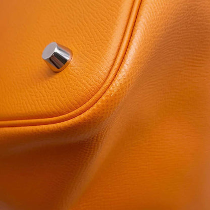 HERMES Picotin Lock Tresage Apricot/Rose Azalee/Gold Epsom Size MM