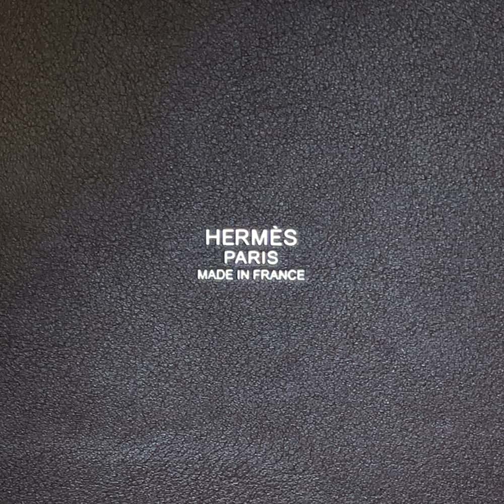 HERMES Picotin Lock Go Team Ebene Felt Swift Leather Size PM