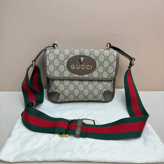 GUCCI - NEO Vintage Handbag - Cloth Grey B18-10