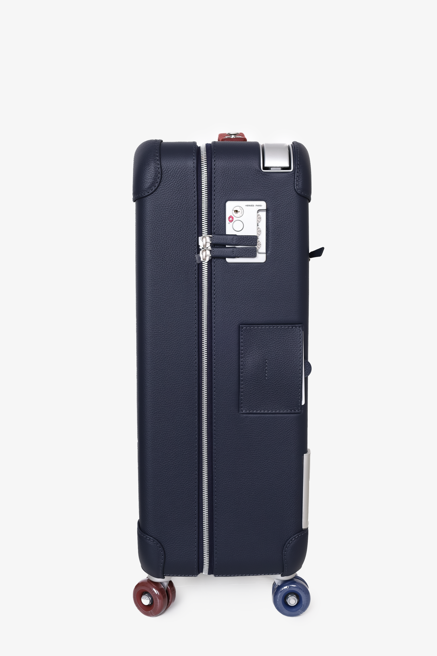 Hermes Indigo Taurillon Regate Leather and Canvas RMS Rolling Mobility Suitcase