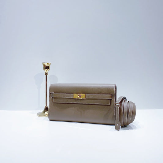 No.3691-Hermes Epsom Kelly To Go Wallet