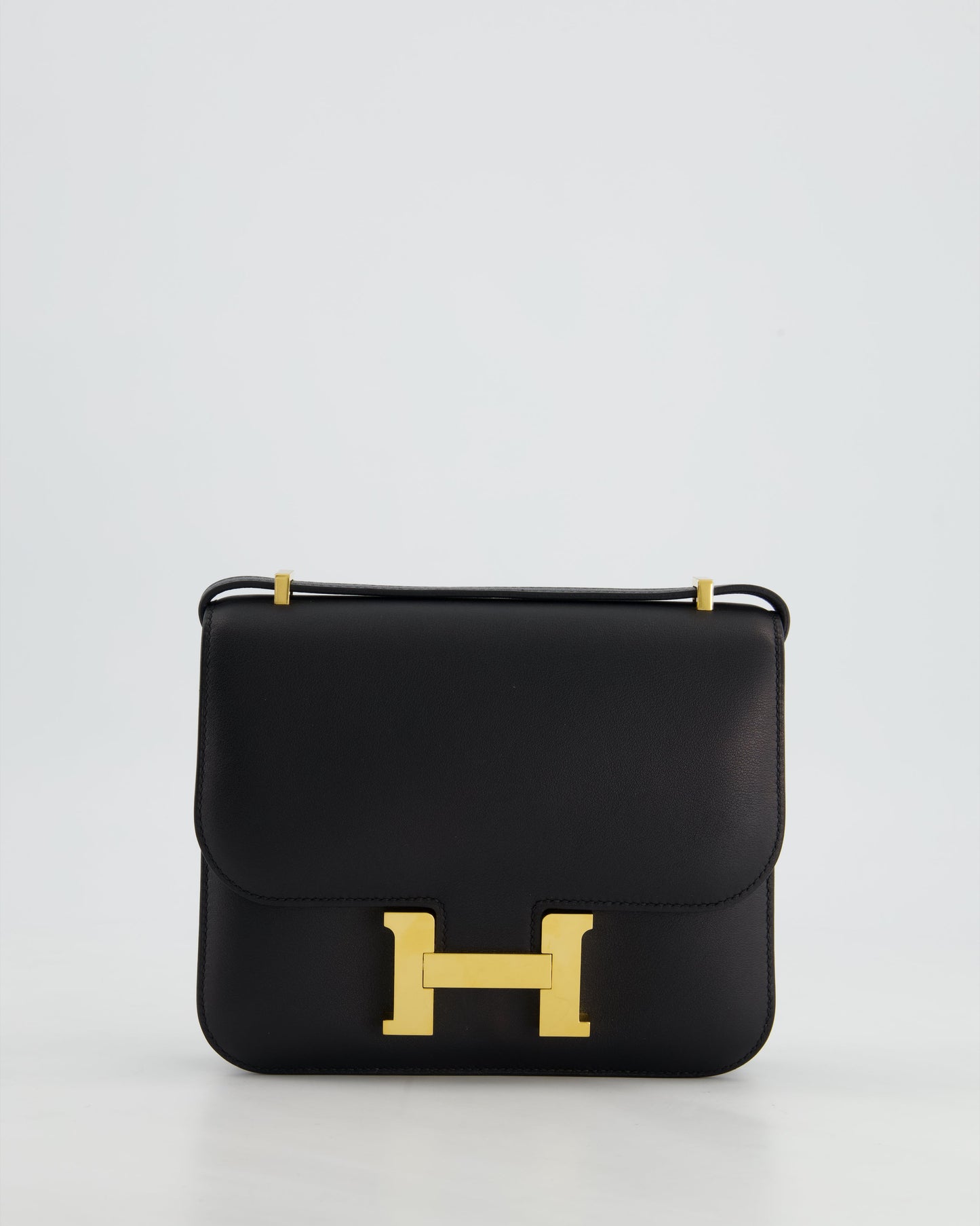 *FIRE PRICE* Hermès Constance Mini 18cm in Black Swift Leather with Gold Hardware