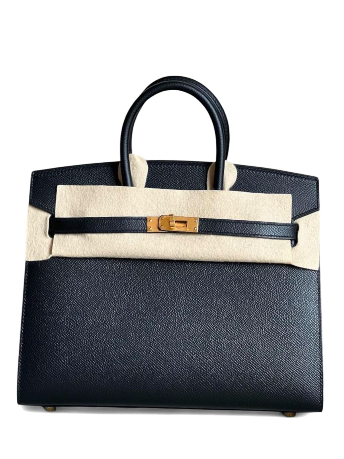 Hermes Birkin Sellier 25 Noir Epsom GHW